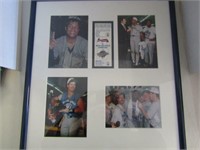 1992 World Series Tickets & Picture Frame
