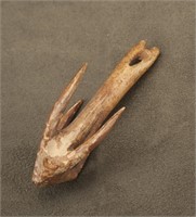 Rare Indian made bone Treble Hook