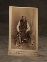 Cabinet Card Photo by Lenny & Sawyers,Indian Views