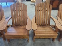 Hickory Wood Adirondack Patio / Lawn Chair