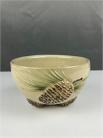 Louisville Stoneware Pinecone bowl