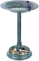 VIVOSUN 2-in-1 Outdoor Garden Bird Bath & Base