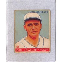 1933 Goudey Leo Mangum