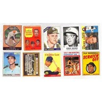 (17) Vintage Baseball Cards
