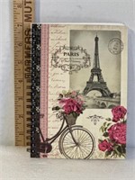 Paris themed Eiffel Tower, bicycle notepad