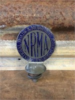 Original Early NRMA Enamel Car Badge