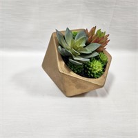 Mainstays Tabletop Gold Succulent