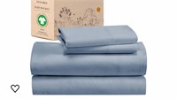 Organic Cotton King/Cal Sheets Light Blue