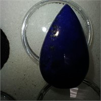 Lapis Lazuli Cabochon Gem Stone Pear cut 42.1 ct