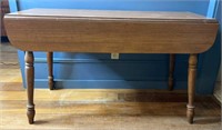 VTG Wooden Drop Leaf Table W/ Laminate Top &