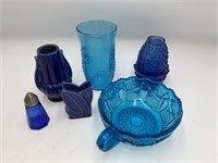 Cobalt Blue Vase, Bowl, & More