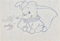 Walt Disney Drawing on Paper