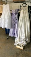 3 Wedding Dresses & Shoes P11B