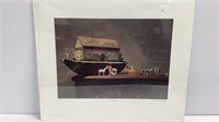 “Noah’s Ark “ print dated 10/1/87 signed Bonnie