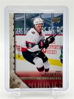 Josh Norris /100 RC YG Retro Exclusive Hockey Card