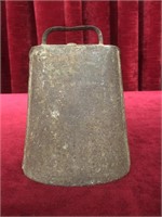 Vintage / Antique Metal Cow Bell w/ Clapper
