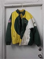 Green Bay Packers NFL coat zipper is broken size