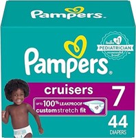 (N) Pampers Cruisers Diapers Size 7 44 Count