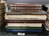 9 Hardcover Books, WWII, American Houses.