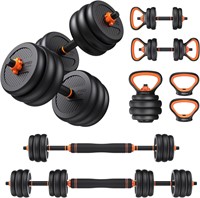 FEIERDUN Adjustable Dumbbells  50lbs