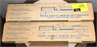 Lot of two Texas Native Nut Crackers In box