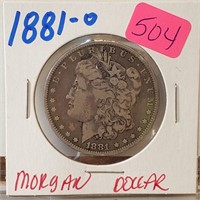 1881-O 90% Silver Morgan $1 Dollar