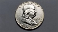 1952 D Franklin Half Dollar Uncirculated