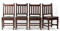 Set of Four Roycroft Dining Chairs
