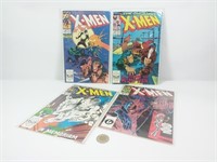 4 comics The Uncanny X-Men #220, 225, 237 et 249