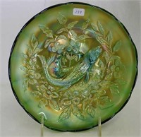 M'burg Trout & Fly IC shaped bowl - green