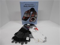 Neck Warmer and Gloves and Hat/New