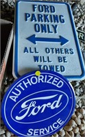 2 Ford Tin Signs