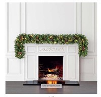 2.7 m (9 ft.) Pre-lit Garland with 90 Dual