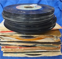 Stack of 45's Vinyl, Various Artists