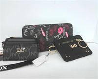 (3) NWT Designer Wallets: Jones New York, XOXO +
