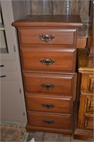 Pine 5 drawer lingerie chest