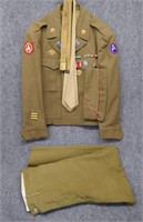 WWII Named 135th AA BN Uniform Grouping