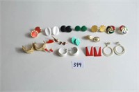 Group lot of 15 pairs of Vintage Earrings