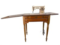 Singer Wood Sewing Machine Table