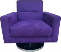 Russo Purple Swivel Chair