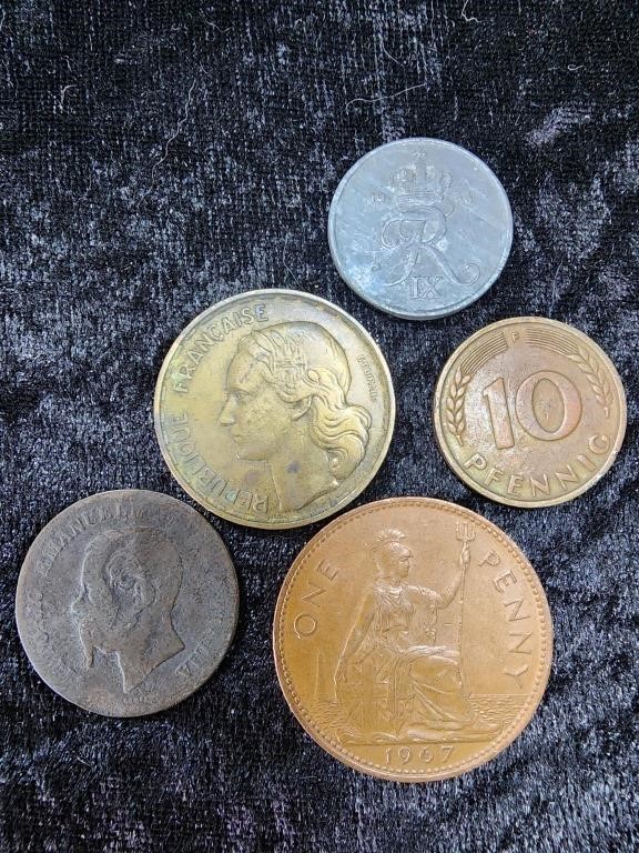 5 Rare Foreign Coins