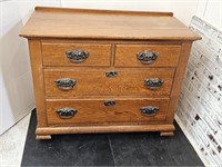 Antique 4 Drawer Dresser / Chest 42 x 21 x 33"h