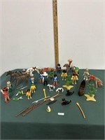 1974 Playmobil Western, Indians, Knights More Lot