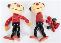 IDEAL PETE THE PUP WOOD JOINTED FIGURES