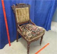 antique victorian parlor chair - circa 1880's era