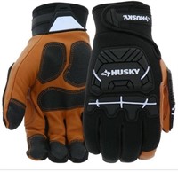 HUSKY XL Grain Goatskin Leather Impact Work Gloves