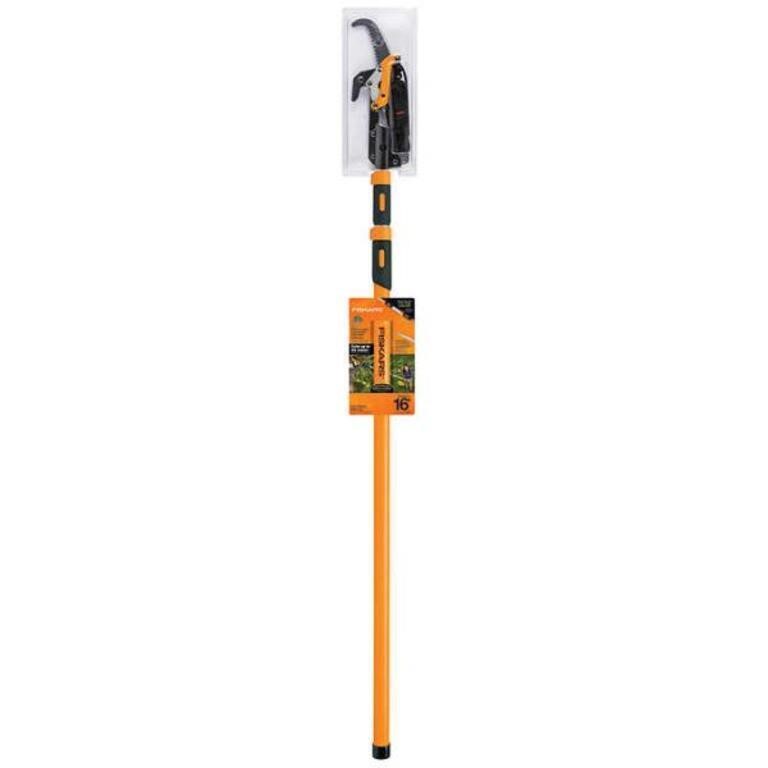 $120 - Fiskars PowerLever Extendable Pole Saw & Pr