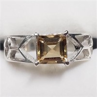 $160 S/Sil Citrine  Ring