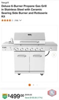 1 pcs; Nexgrill Deluxe 6-Burner Propane Gas Grill