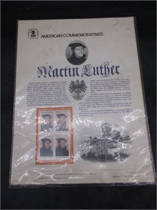 Martin Luther Stamp Page